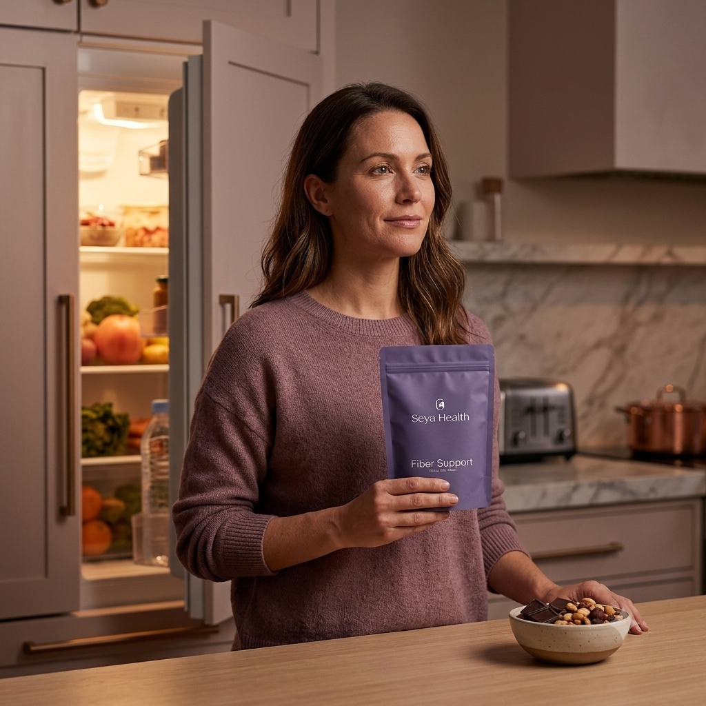 Evening kitchen with Seya Fiber